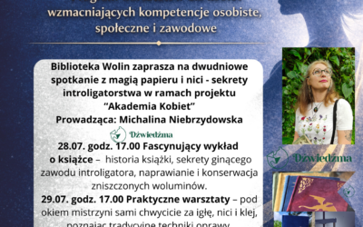 📚 Magia papieru i nici – odkryj sekrety introligatorstwa w ramach projektu Akademii Kobiet